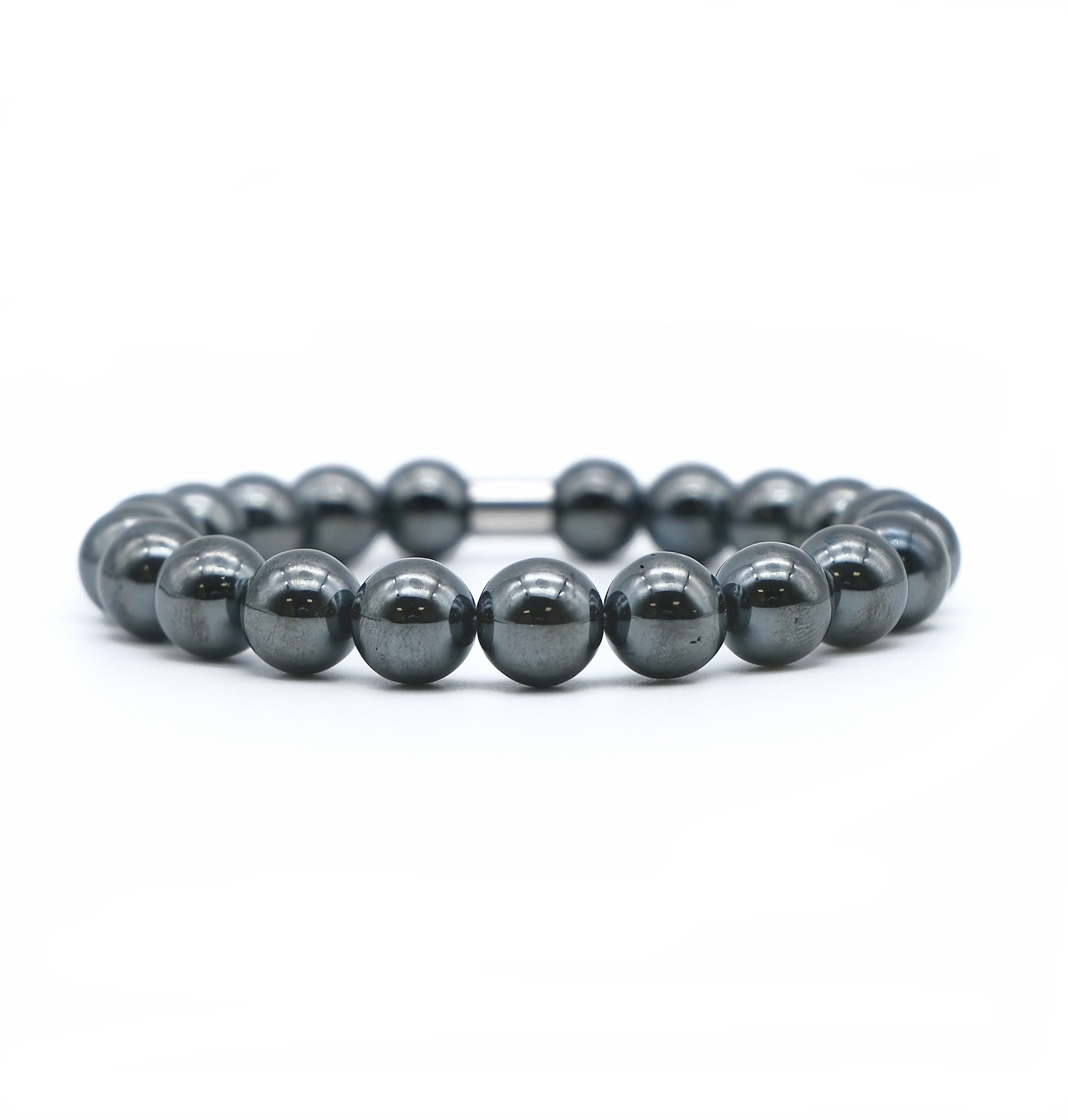 10mm Hematite Energy Gemstone Bracelet - Main Image