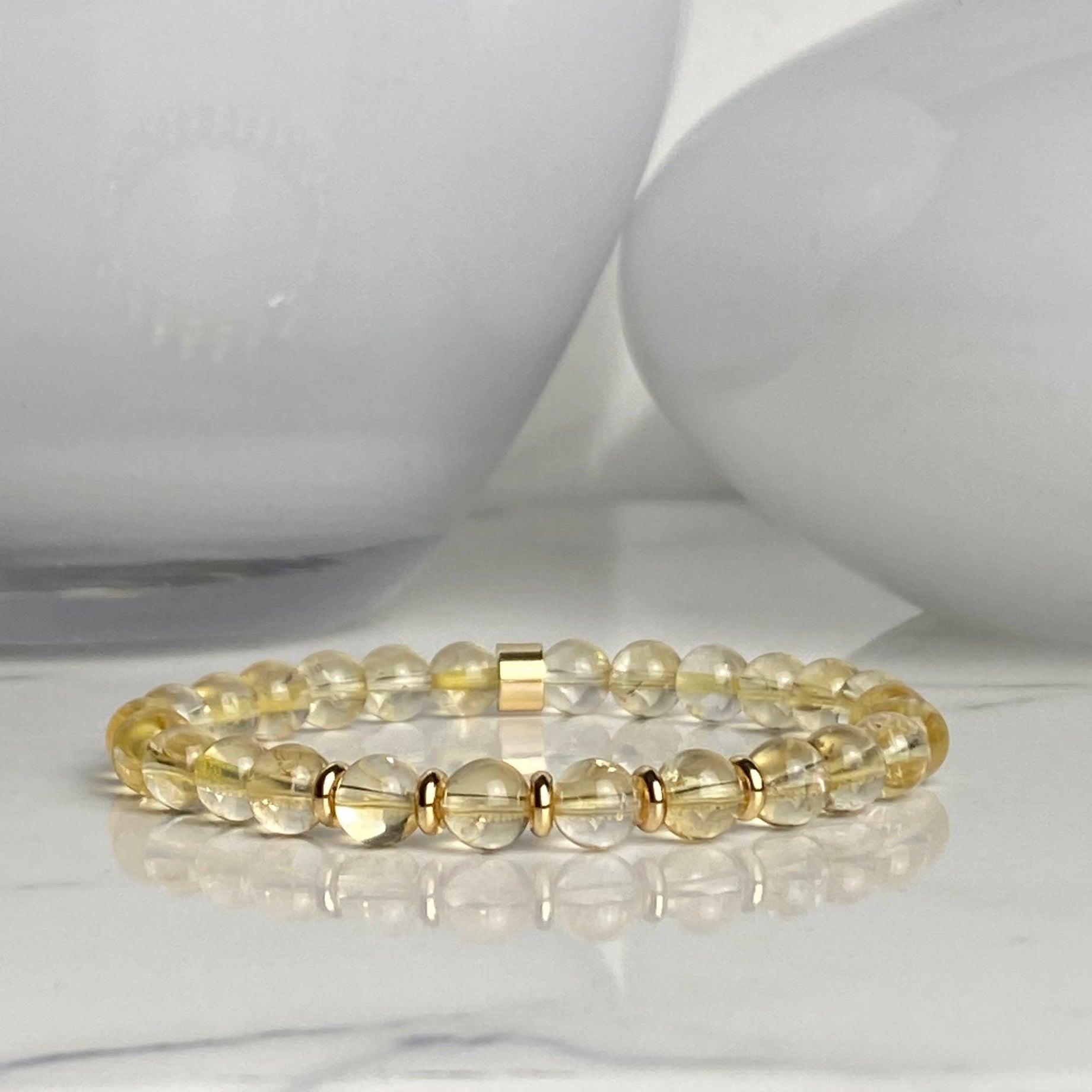 Citrine crystal jewellery