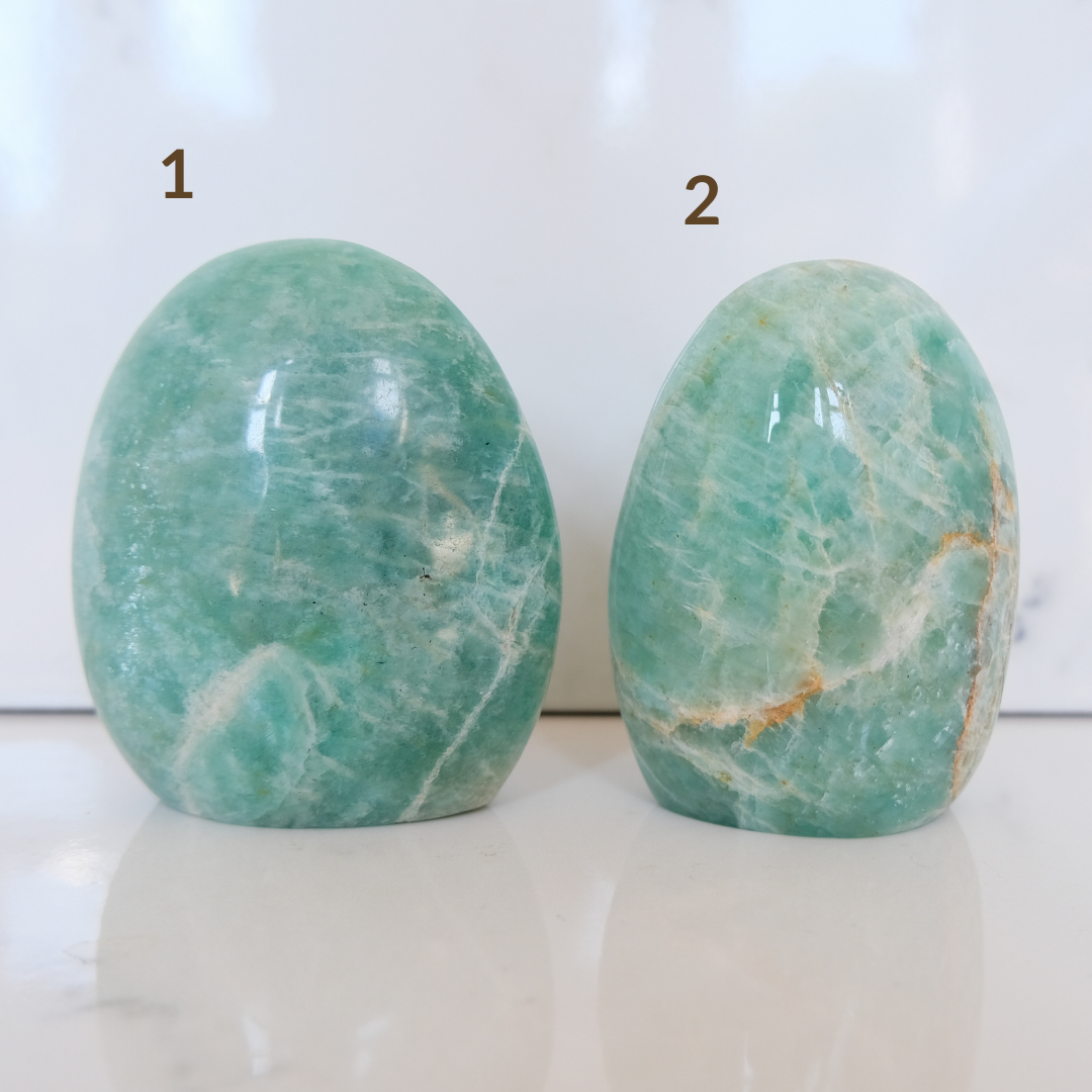 Amazonite freeform crystals
