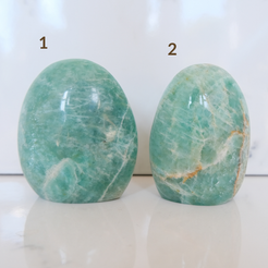Amazonite freeform crystals