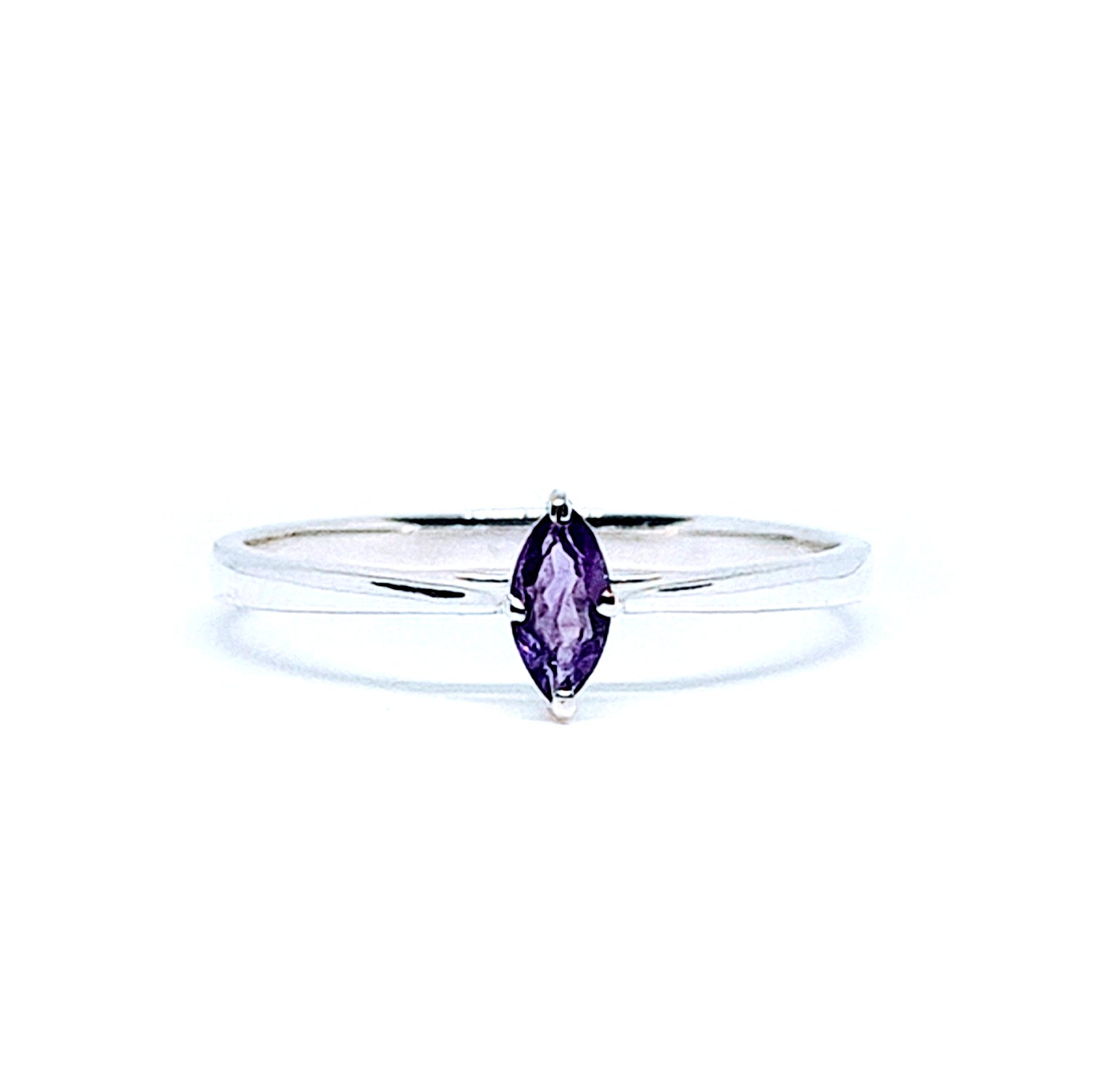 925 silver amethyst ring