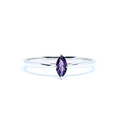 925 silver amethyst ring
