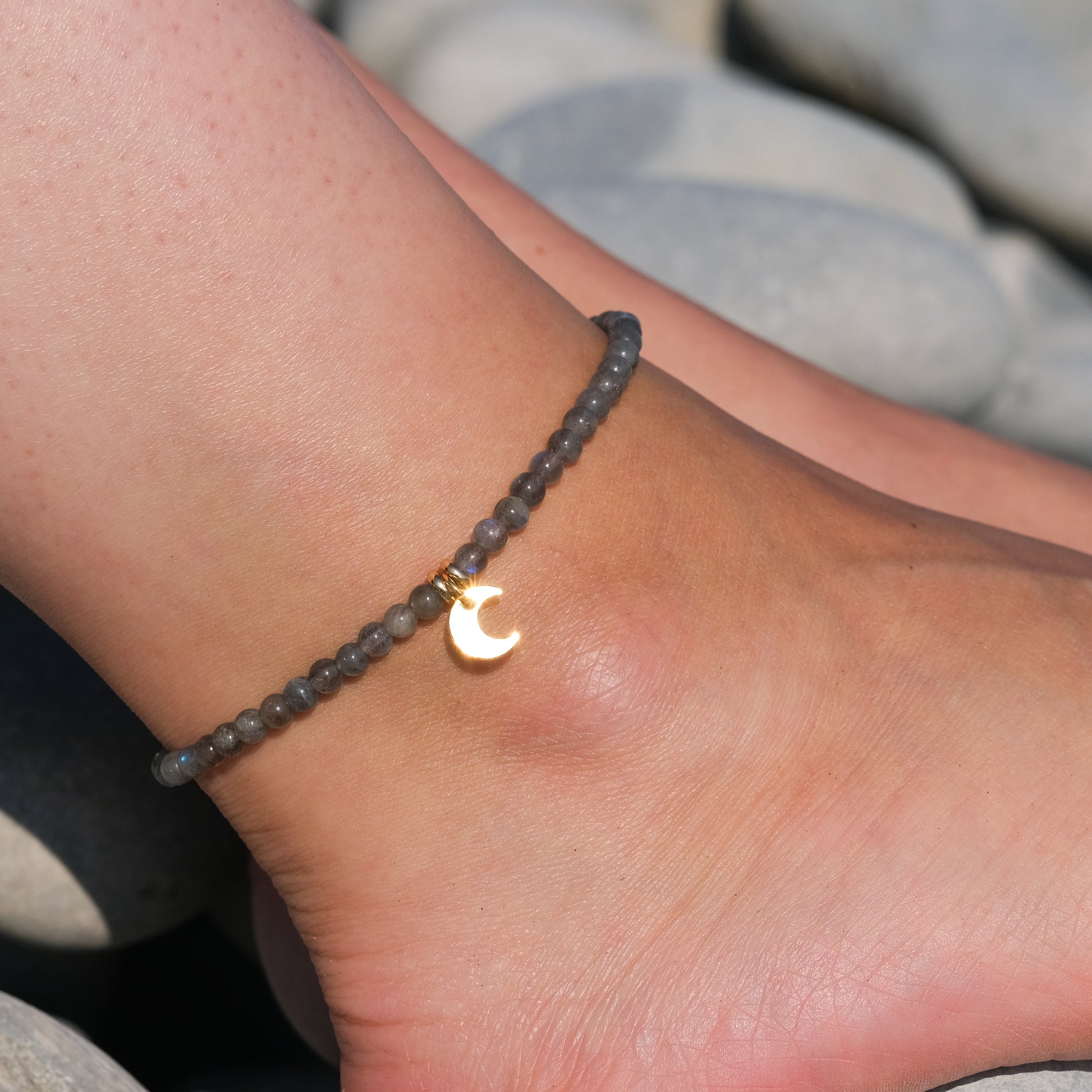 Labradorite Crystal Anklet - Main Image