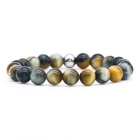 Dream tigers eye gemstone bracelet with 925 sterling silver accessory