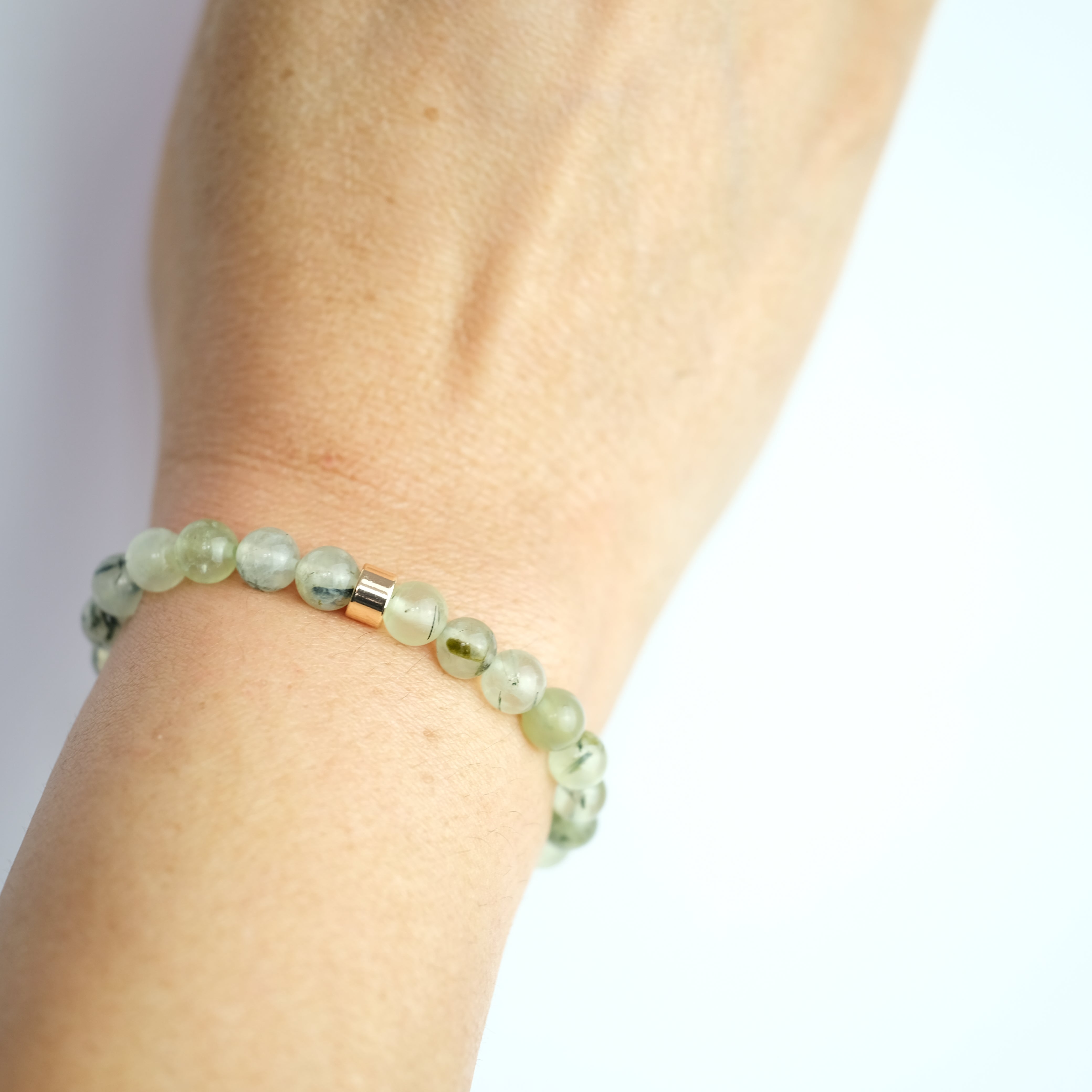 Prehnite Energy Gemstone Bracelet