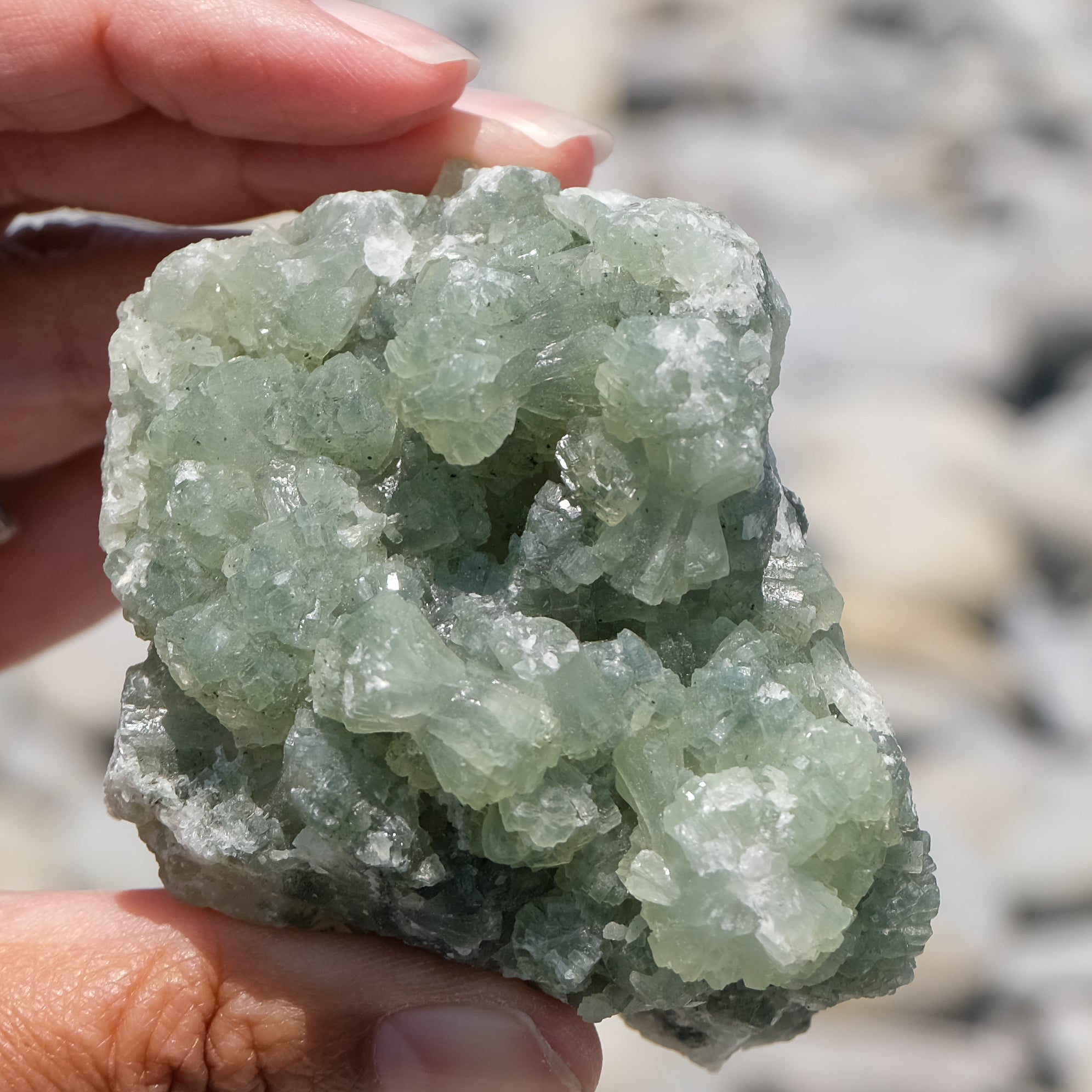 Prehnite cluster