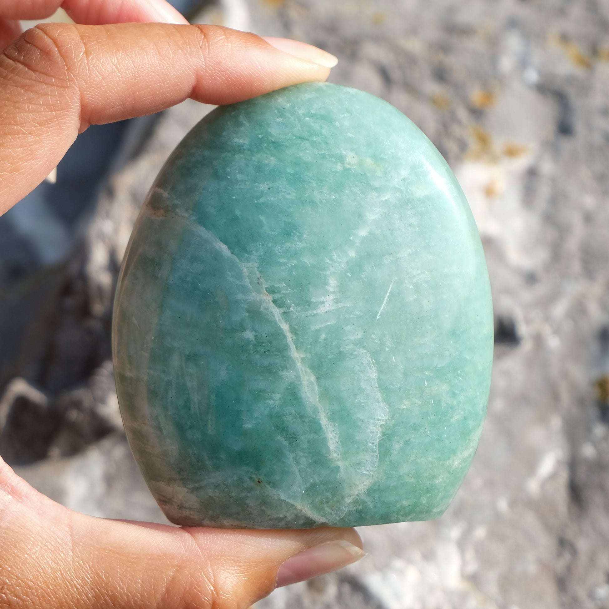 Amazonite freeform crystal
