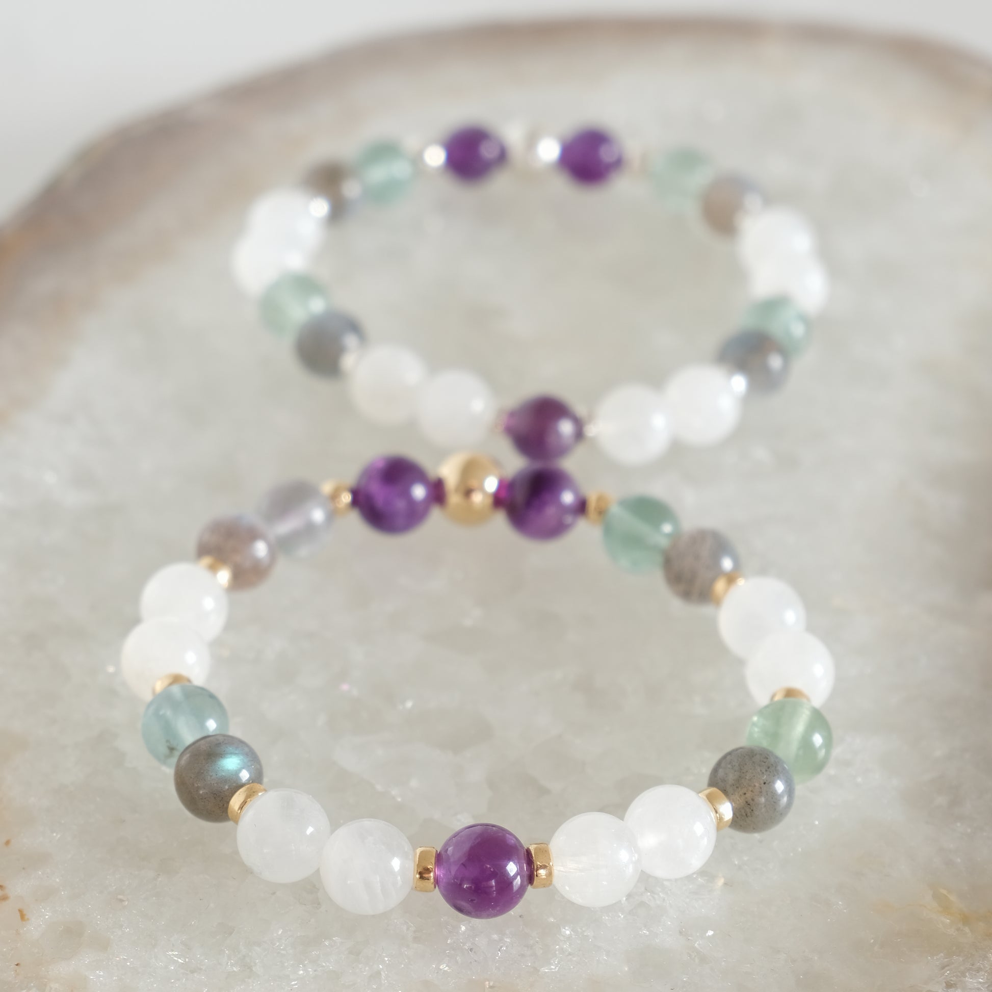 Samayla intentions crystal bracelet in 8mm 