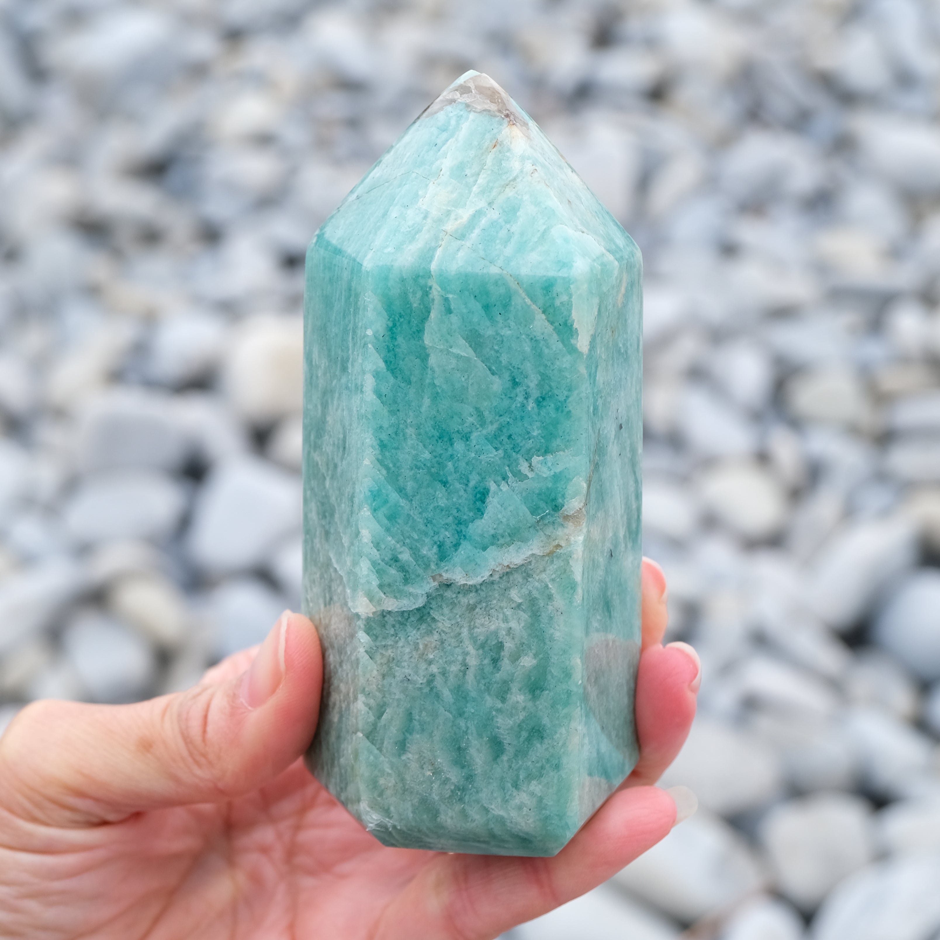 Amazonite tower crystal