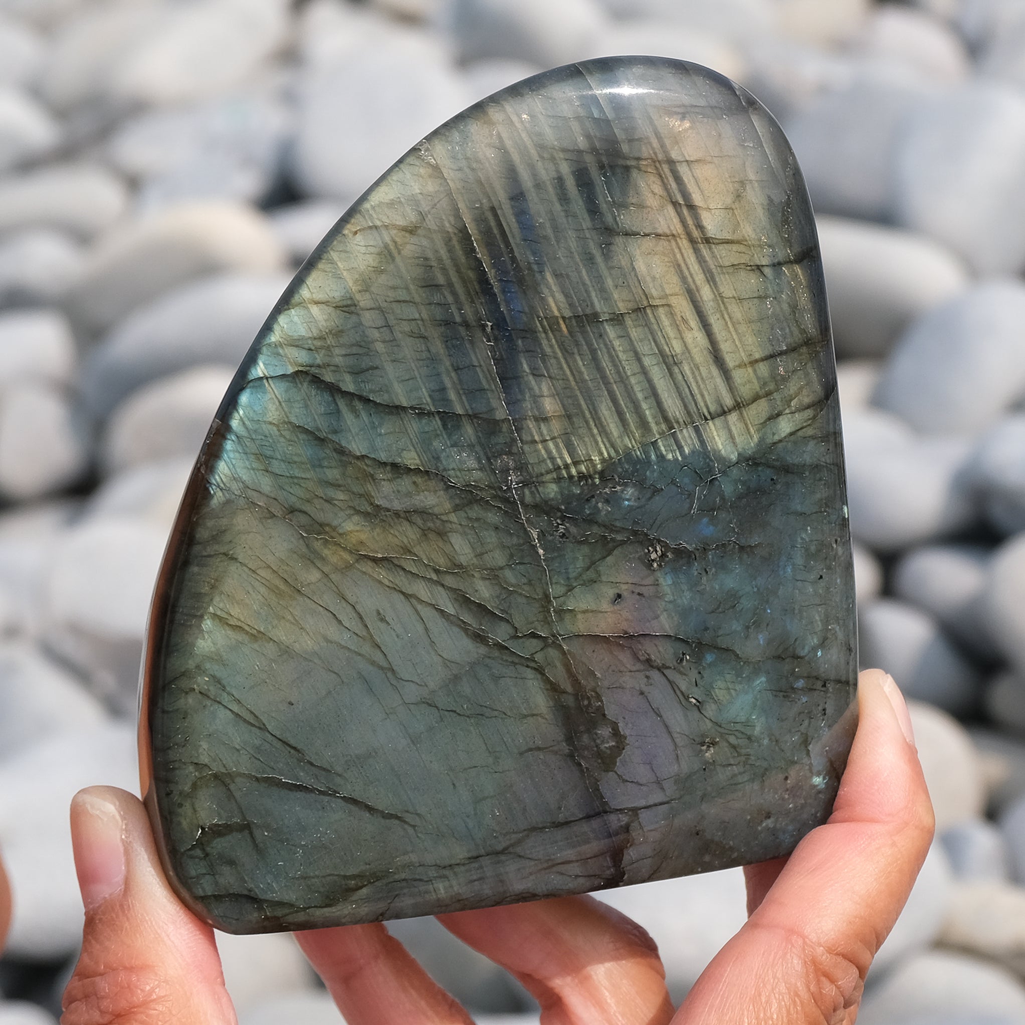 Labradorite crystal
