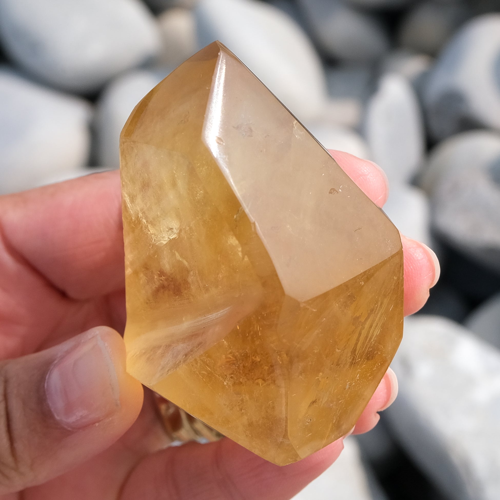 Citrine point crystal