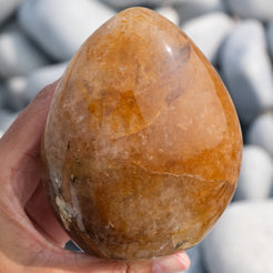 Golden healer quartz crystal