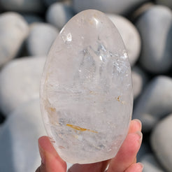 Clear quartz freeform crystal