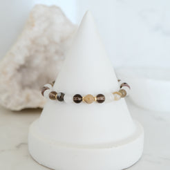 Samayla Sanctuary gemstone bracelet in gold 