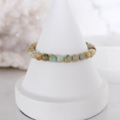 6mm green quartz gemstone bracelet sample sale