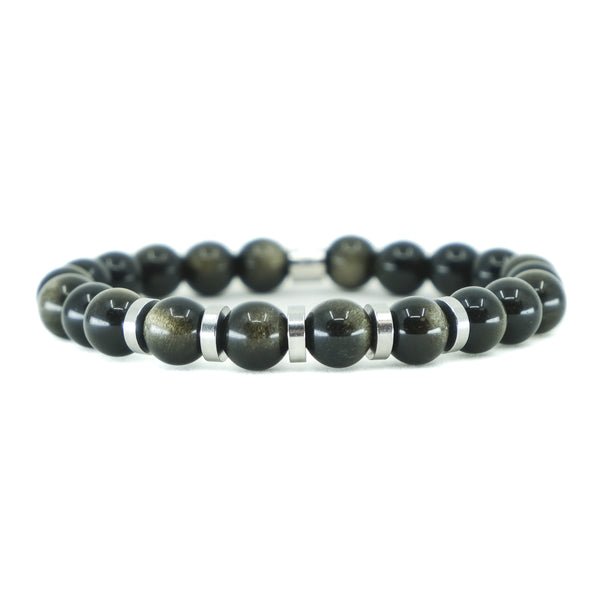 GOLDEN OBSIDIAN ENERGY GEMSTONE BRACELET