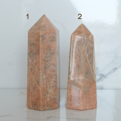 Peach moonstone towers