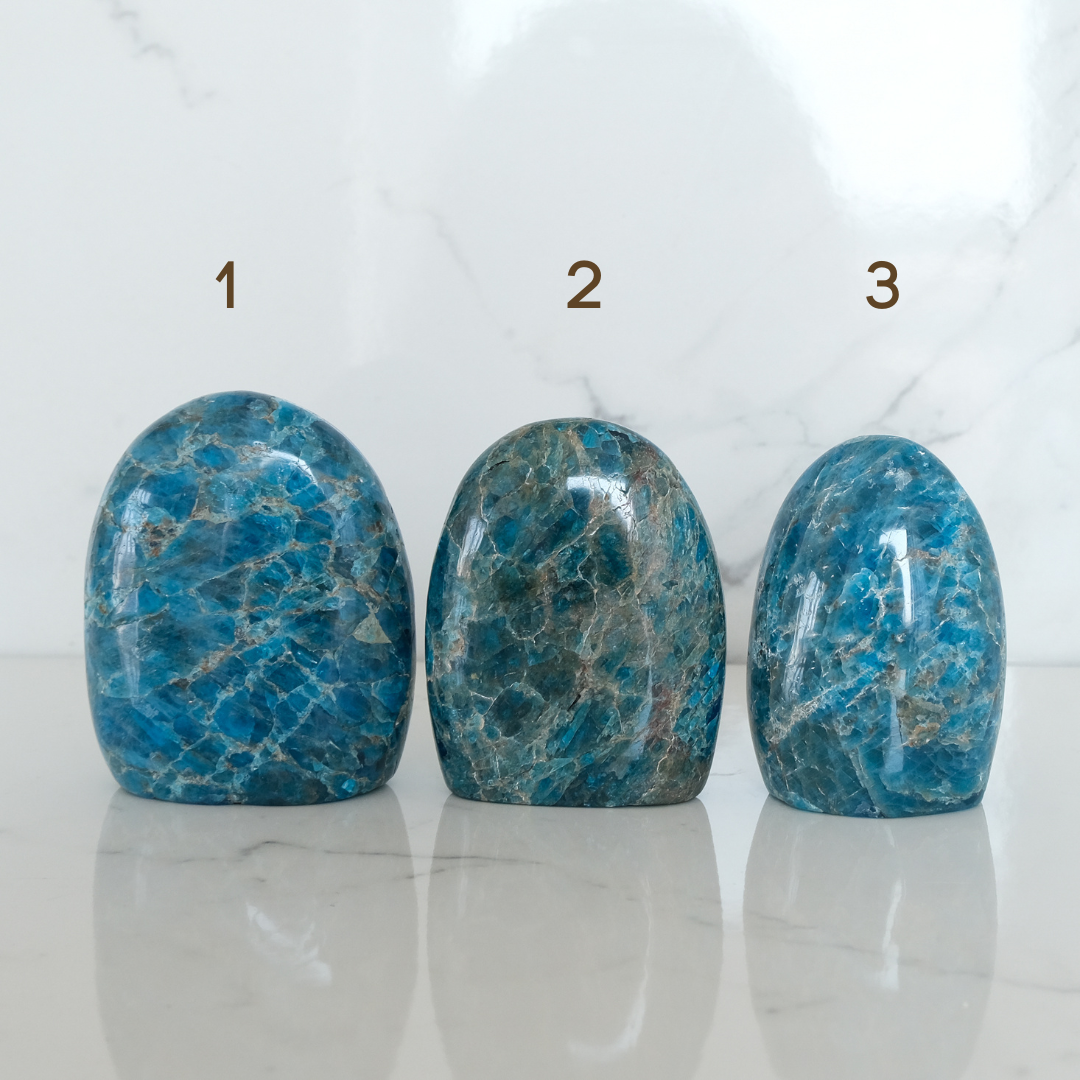 Apatite crystals