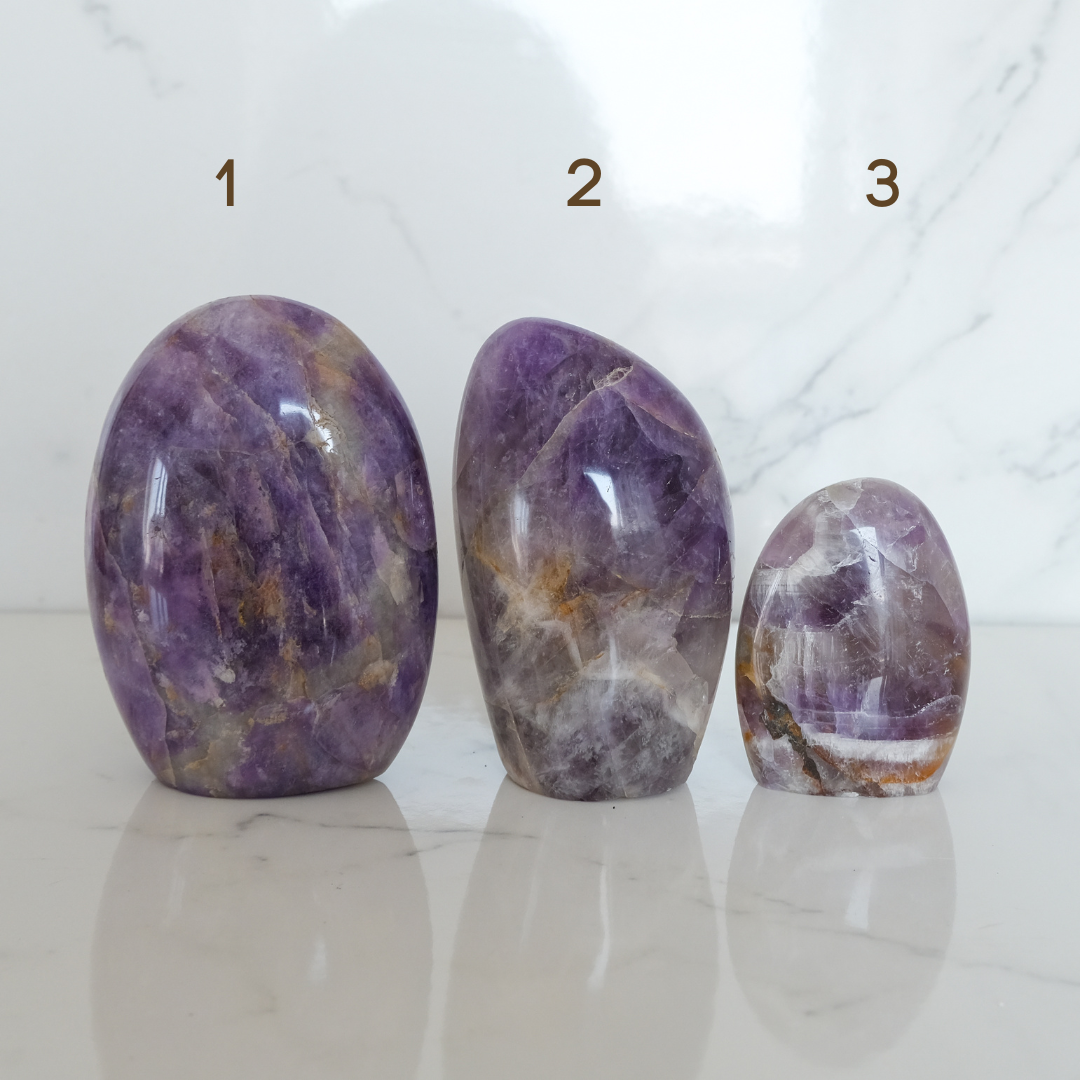 Dream amethyst crystals