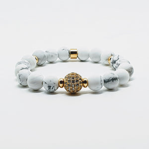 HOWLITE ENERGY GEMSTONE BRACELET