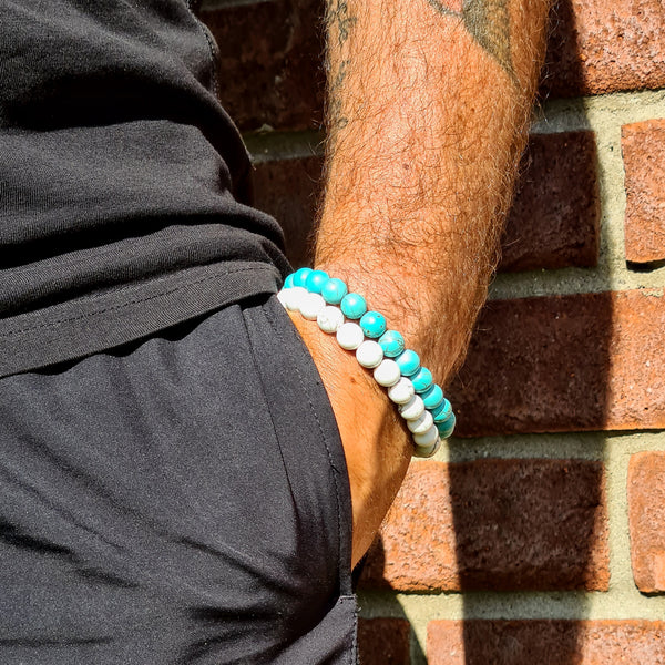 ESSENTIAL HOWLITE ENERGY GEMSTONE BRACELET