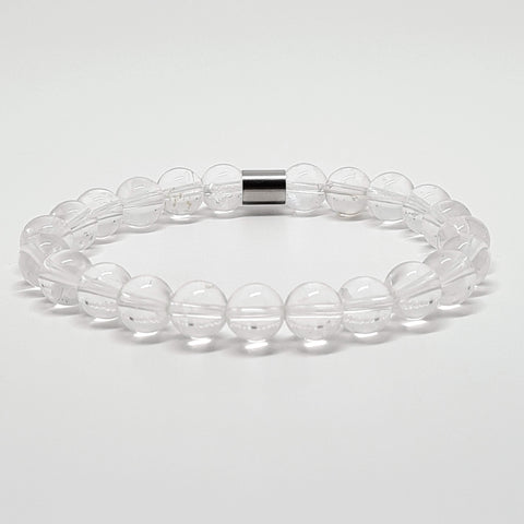 ESSENTIAL CLEAR QUARTZ ENERGY GEMSTONE BRACELET