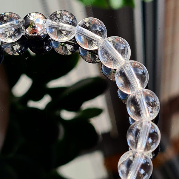 ESSENTIAL CLEAR QUARTZ ENERGY GEMSTONE BRACELET