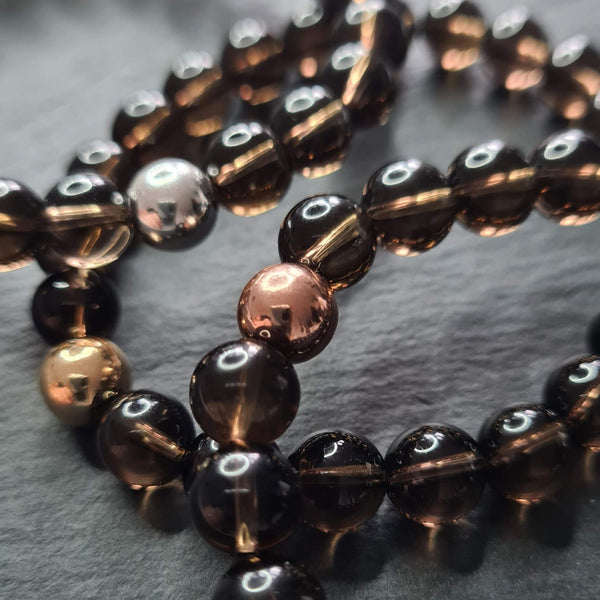 SMOKY QUARTZ PURE ENERGY GEMSTONE BRACELET
