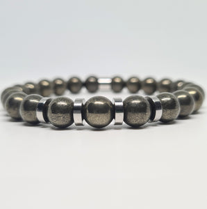 PYRITE ENERGY GEMSTONE BRACELET