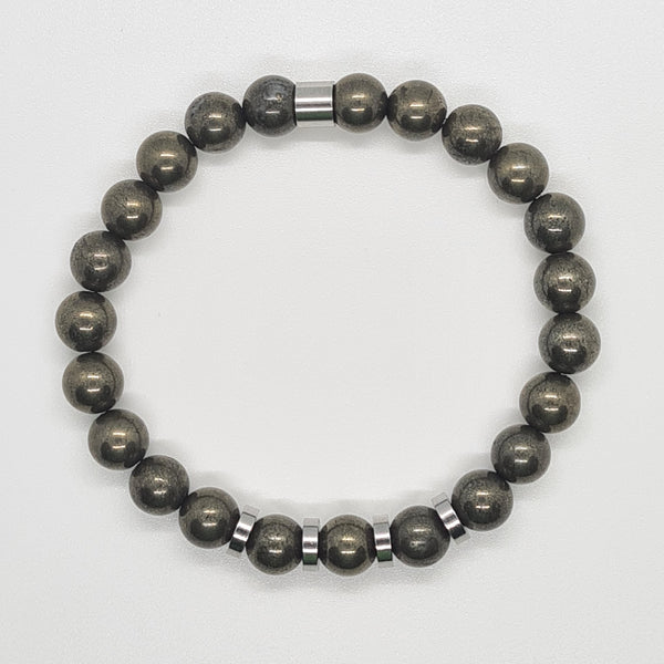 PYRITE ENERGY GEMSTONE BRACELET