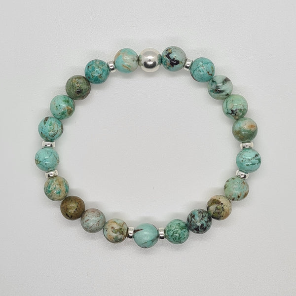 CHRYSOCOLLA ENERGY GEMSTONE BRACELET