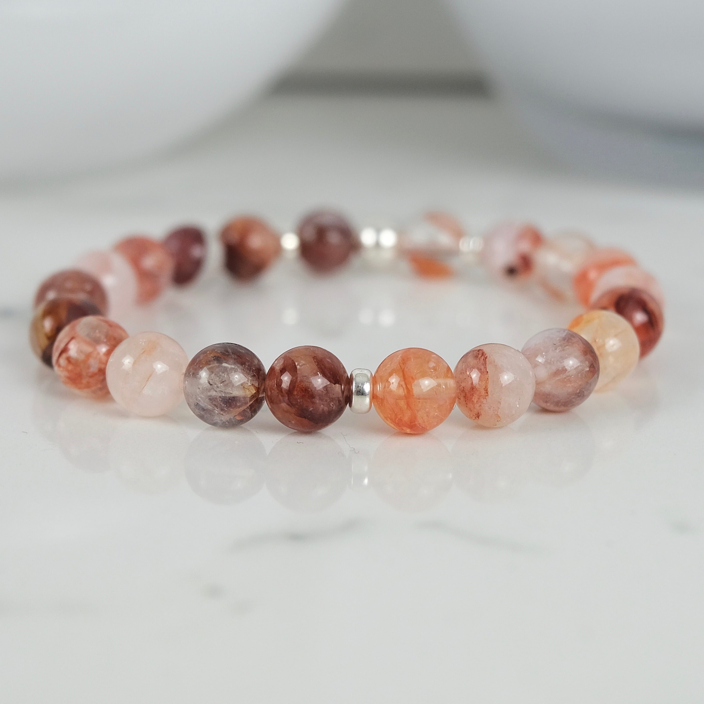 Red quartz bracelet store