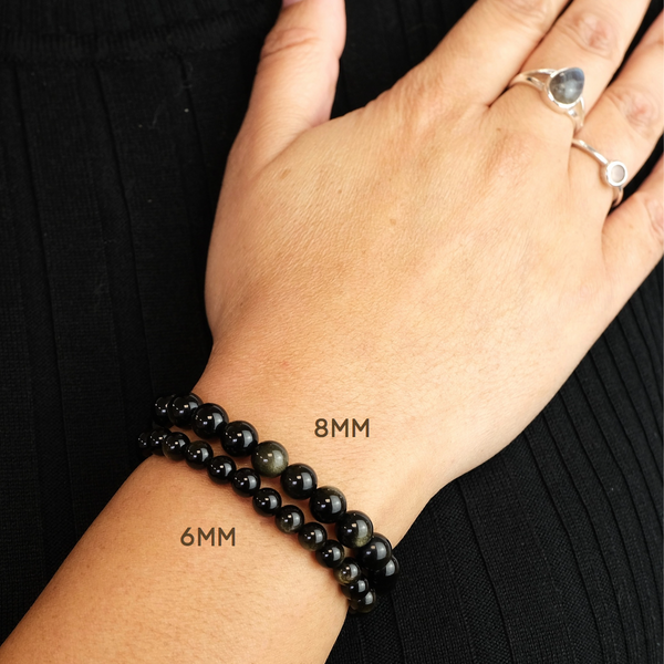 GOLDEN OBSIDIAN ENERGY GEMSTONE BRACELET
