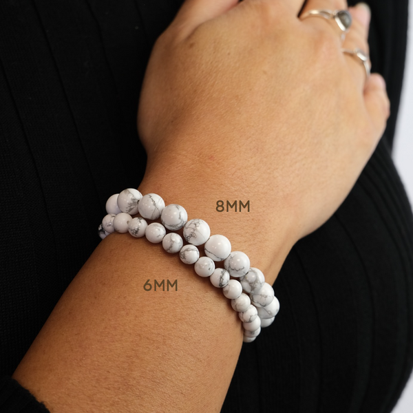 ESSENTIAL HOWLITE ENERGY GEMSTONE BRACELET