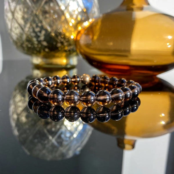 SMOKY QUARTZ PURE ENERGY GEMSTONE BRACELET